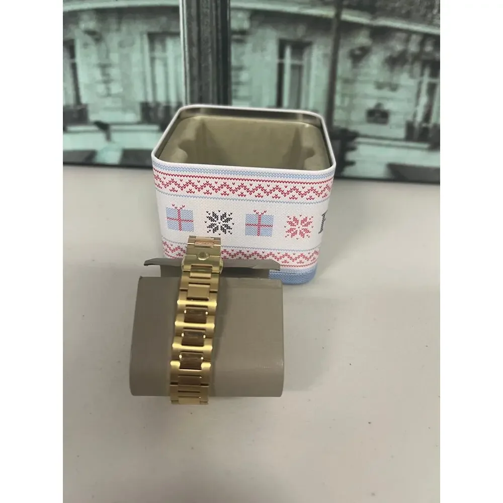 Tory Burch Gigi Gold Ladies Quartz Watch TBW2004, Ivory Dial